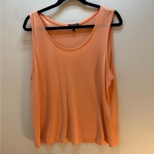 Eileen Fisher Peach Silk Sleeveless Top